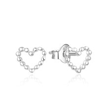 Ювелирные серьги romantic silver earrings Hearts AGUP2338L