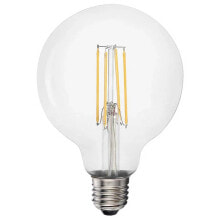 EDM LED Filament Globe Bulb E27 95 mm 6W 800 Lumens 3200K