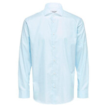 Мужские классические рубашки sELECTED Ethan Cut Away Slim Long Sleeve Shirt