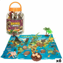 Playset Colorbaby 19 Pieces 6 Units 17 x 9 x 6 cm Dinosaurs