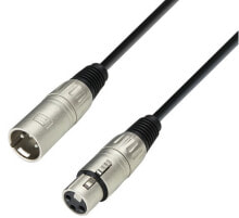 Каталог Amazon adam hall 3 Star аудио кабель 1 m XLR (3-pin) Черный, Серебристый K3MMF0100