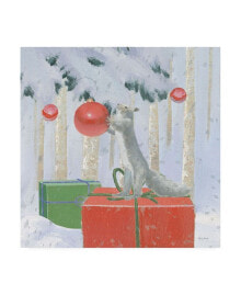 Trademark Global emily Adams Christmas Critters Bright VII Canvas Art - 19.5