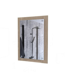 Simplie Fun devoux Rectangular Bathroom Mirror Light Pine