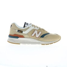 New Balance 997H CM997HLS Mens Beige Leather Lace Up Lifestyle Sneakers Shoes 7