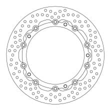 MOTO-MASTER Halo BMW 113110 Front Brake Disc