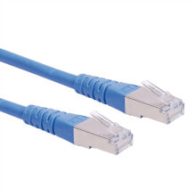 Кабели и разъемы для аудио- и видеотехники ROLINE 21.15.1344 сетевой кабель 2 m Cat6 S/FTP (S-STP) Синий