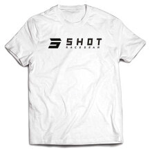 Мужские спортивные футболки Мужская спортивная футболка белая с надписью SHOT Team 2.0 Short Sleeve T-Shirt
