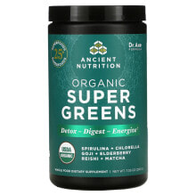 Dr. Axe / Ancient Nutrition, Organic Super Greens,  7.05 oz (200 g)