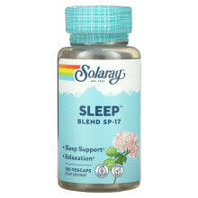Витамины и БАДы для хорошего сна solaray, Sleep Blend SP-17, 100 VegCaps