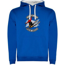 KRUSKIS Skiing Is Not Fun Bicolor Hoodie