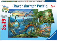 Ravensburger Puzzle 3x49 Dinozaury - 093175