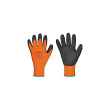 Goodjob Kälteschutzhandschuh Eco Winter Größe 11 schwarz/orange EN 388, EN 511 PSA-Kategorie II Polyester / Latex schrumpfgeraut, VE: 12 Paar