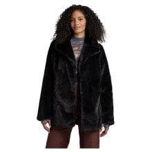 G-STAR Faux Fur Soft Peacoat Jacket