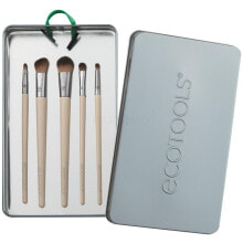 Купить кисти, спонжи и аппликаторы для макияжа ECOTOOLS: EcoTools Brush Daily Defined Eye Kit 1 St. pinsel für Frauen Kosmetikpinsel für Eyeliner 1 St. + Kosmetikpinsel für Lidschatten 4 St. + Dose