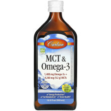 MCT & Omega-3, Natural Lemon Lime, 6.7 fl oz (200 ml)