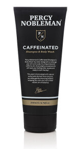 Percy Nobleman Caffeinated Shampoo & Body Wash Бодрящий кофеиновый шампунь и гель для душа 2 в 1 - 200 мл