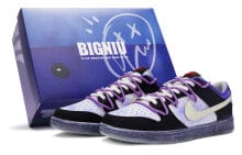 【定制球鞋】 Nike Dunk Low BIGNIU 科技未来感 平行宇宙 解构 特殊鞋盒 低帮 板鞋 男款 黑白紫 / Кроссовки Nike Dunk Low BIGNIU DV0827-100