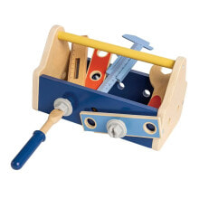 EUREKAKIDS Wooden tool box with accessories