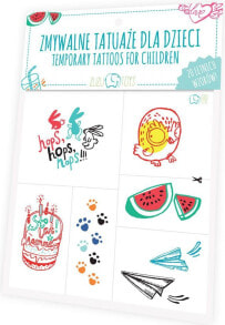 Zuzu Toys Zmywalne tatuaże dla dzieci - Letnie wzory - 145658