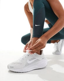 Купить женская обувь Nike Running: Nike Running Zoom Pegasus 41 trainers in white and platinum