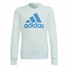 Hoodless Sweatshirt for Girls Adidas Essentials Cyan