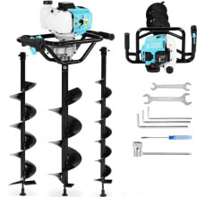 Świder spalinowy wiertnica glebowa 2.1 kW 1.2 l + 3 wiertła