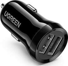 Автомобильные зарядные устройства и адаптеры для мобильных телефонов Ładowarka Ugreen ED018 2x USB-A 4.8 A (57383-uniw)
