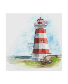 Trademark Global naomi Mccavitt Watercolor Lighthouse I Canvas Art - 20