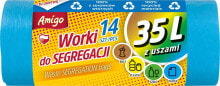 Купить мешки для мусора Politan Gosia: Politan Gosia Gosia Amigo Worki Do Segregacji 35l Z Uszami Niebieskie-Papier 14szt 7992...