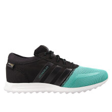 Мужская спортивная обувь для бега Мужские кроссовки спортивные для бега синие текстильные низкие с белой подошвой Adidas Los Angeles