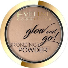 Eveline Bronzing Powder Glow And Go 02 Jamaica Bay Блестящая бронзирующая пудра