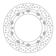 MOTO-MASTER Halo BMW 113135 Front Brake Disc