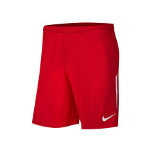 Мужские спортивные шорты Мужские шорты спортивные красные футбольные Nike League Knit II