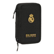 SAFTA Double Filling 28 Units Real Madrid 3ª Equipación Pencil Case