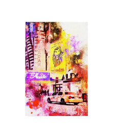 Trademark Global philippe Hugonnard NYC Watercolor Collection - King of the Jungle Canvas Art - 19.5