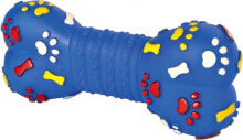 Игрушки для собак trixie VINYL TEETHER BONE 15cm