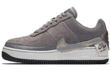 Nike Air Force 1 Low 空军一号 拼接 休闲 低帮 板鞋 女款 灰 / Кроссовки Nike Air Force 1 Low BQ3163-001