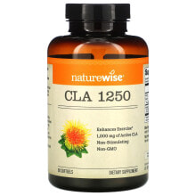 Витамины и БАДы natureWise, CLA 1250, 1000 мг, 90 мягких таблеток