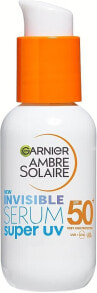 Sonnenschutzserum für das Gesicht - Garnier Ambre Solaire Invisible Serum Super UV SPF 50+