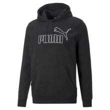 Puma Essentials Elevated Pullover Hoodie Mens Black Casual Outerwear 84988801 купить онлайн