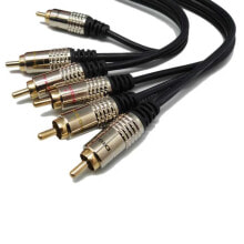 EUROCONNEX 3xRCA 3 m RCA Cable