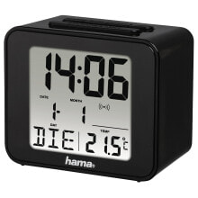 Hama Cube Цифровой будильник Черный 00186304