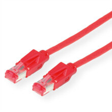 Кабели и разъемы для аудио- и видеотехники rOLINE Cat6 1m сетевой кабель Красный S/FTP (S-STP) 21.05.0011
