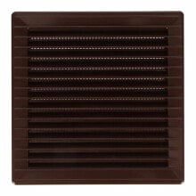 Ventilation grille EDM 87729 Brown 14 x 14 cm