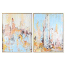 Painting DKD Home Decor 60 x 3,5 x 80 cm City 60 x 3 x 80 cm Loft (2 Units)