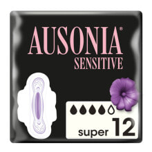 Гигиенические прокладки и тампоны Ausonia Sensitive Super Pads Гигигенические прокладки для чувствительной кожи 14 шт