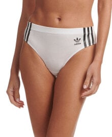 Women's 3-Stripes Wide-Side Thong Underwear 4A1H63