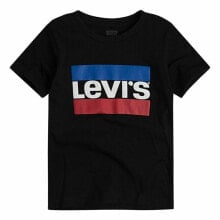 Men’s Short Sleeve T-Shirt Levi's Logo Jr Black