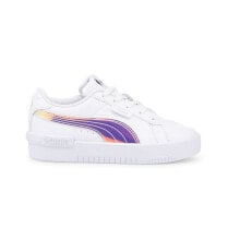 Puma Jada Holo Lace Up Toddler Girls White Sneakers Casual Shoes 38376001