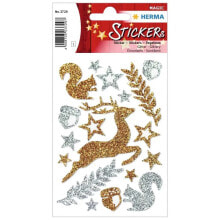 BANDAI Magic Animales Del Bosque Glitter Stickers